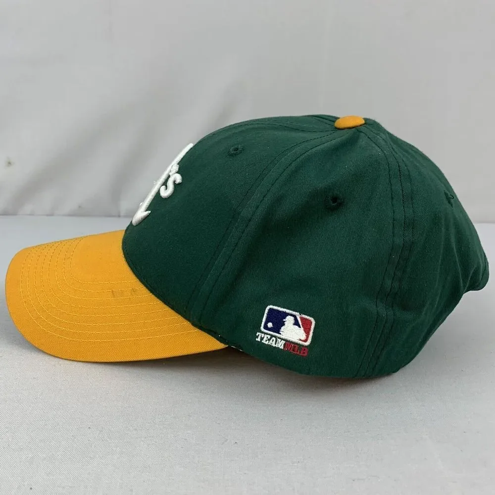 Oakland‎ Athletics Youth Adjustable Strap Outdoor Cap Green Yellow